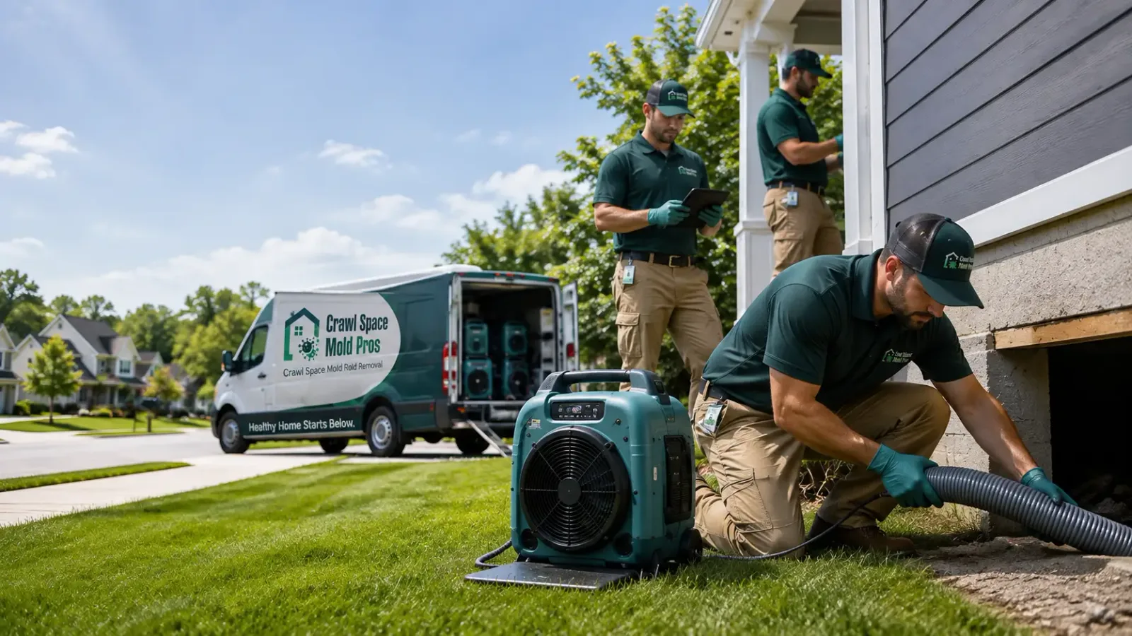 Crawl Space Mold Removal in Utica, OH